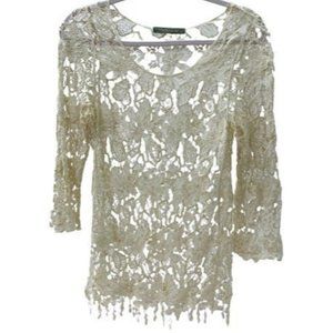 Finn & Clover Macrame Top